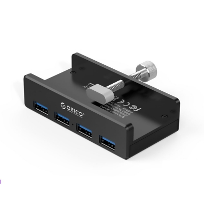 USB-хаб ORICO на 4 порта USB 3.0 с креплением, черный-1
