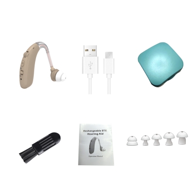 Слуховой аппарат Hearing Aid Z-360, бежевый-7