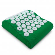 Массажная акупунктурная подушка (анатомическая) EcoRelax, зеленый